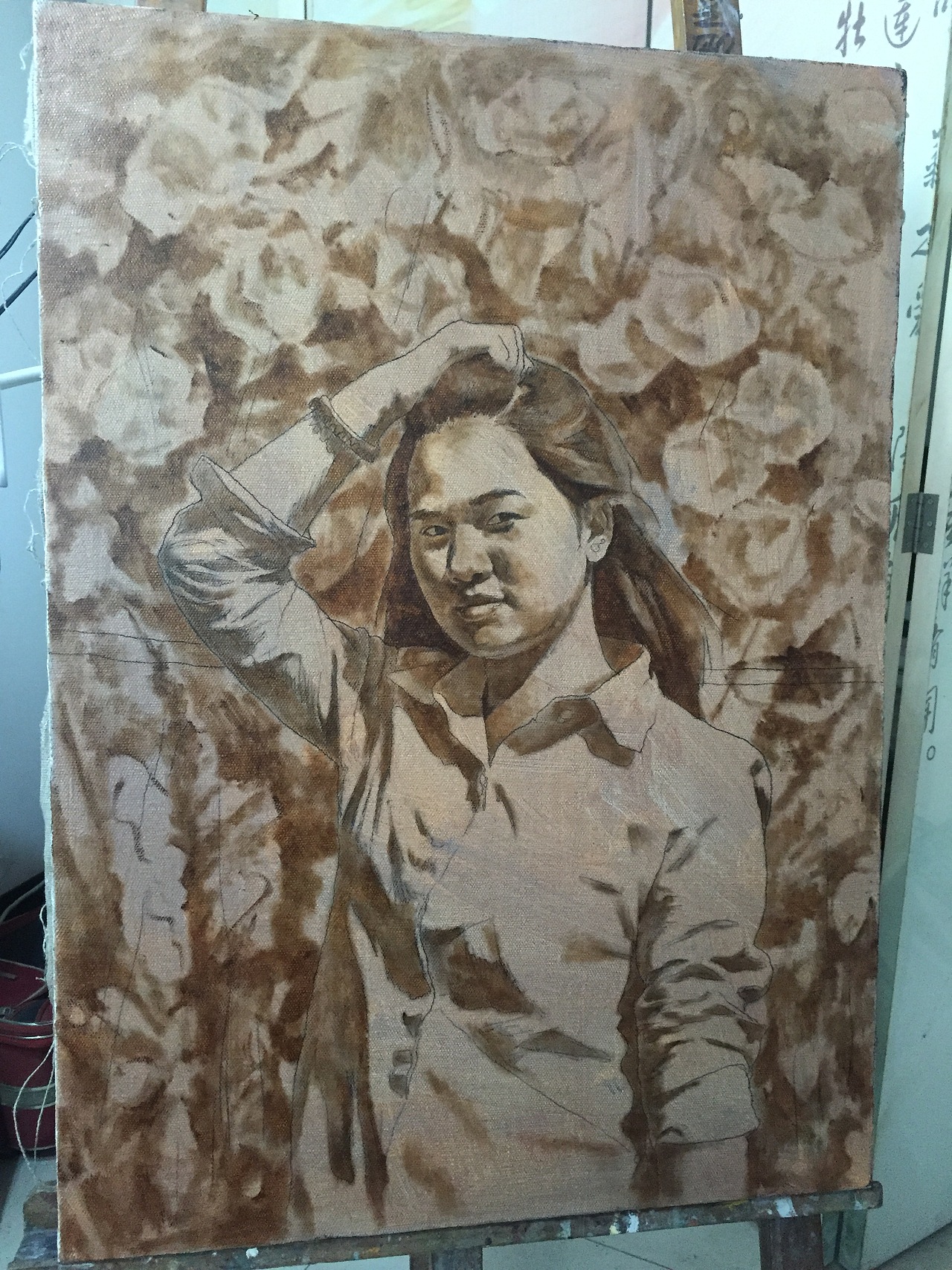 女神大人（图ZMTA1NDg0NDIw） - 绘画 - 站酷设计师李杰林原创素材 - 站酷ZCOOL