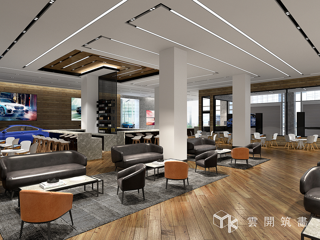 4S店效果图（图ZMTU5Nzg3MTk2） - 建筑/空间 - 站酷设计师雲開筑画原创素材 - 站酷ZCOOL
