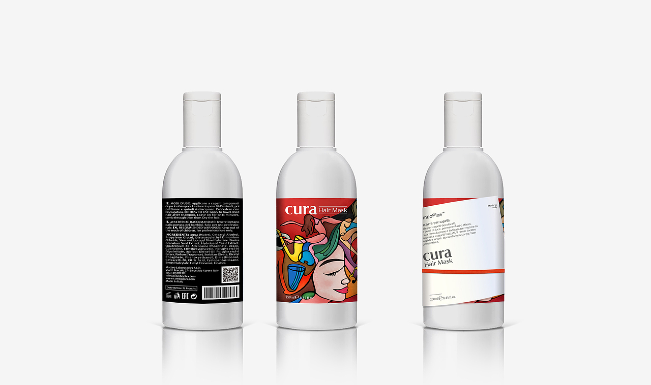 Cura Shampoo Packaging 洗发水包装设计