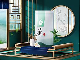 OC渲染——古风海报