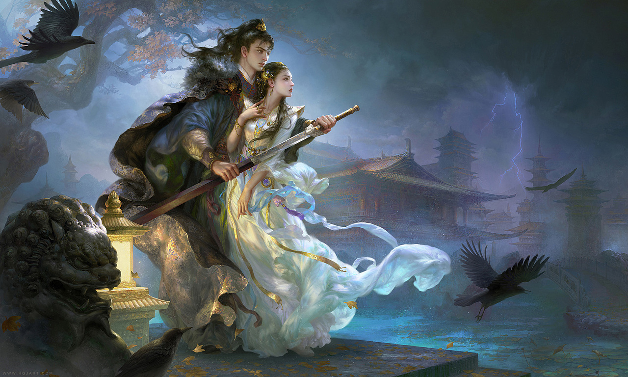 219举报47分享原创作品插画游戏原画黄光剑光翼学园庆余年同人庆余年