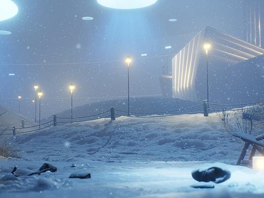 【虚幻4】 雪 Snow Crash