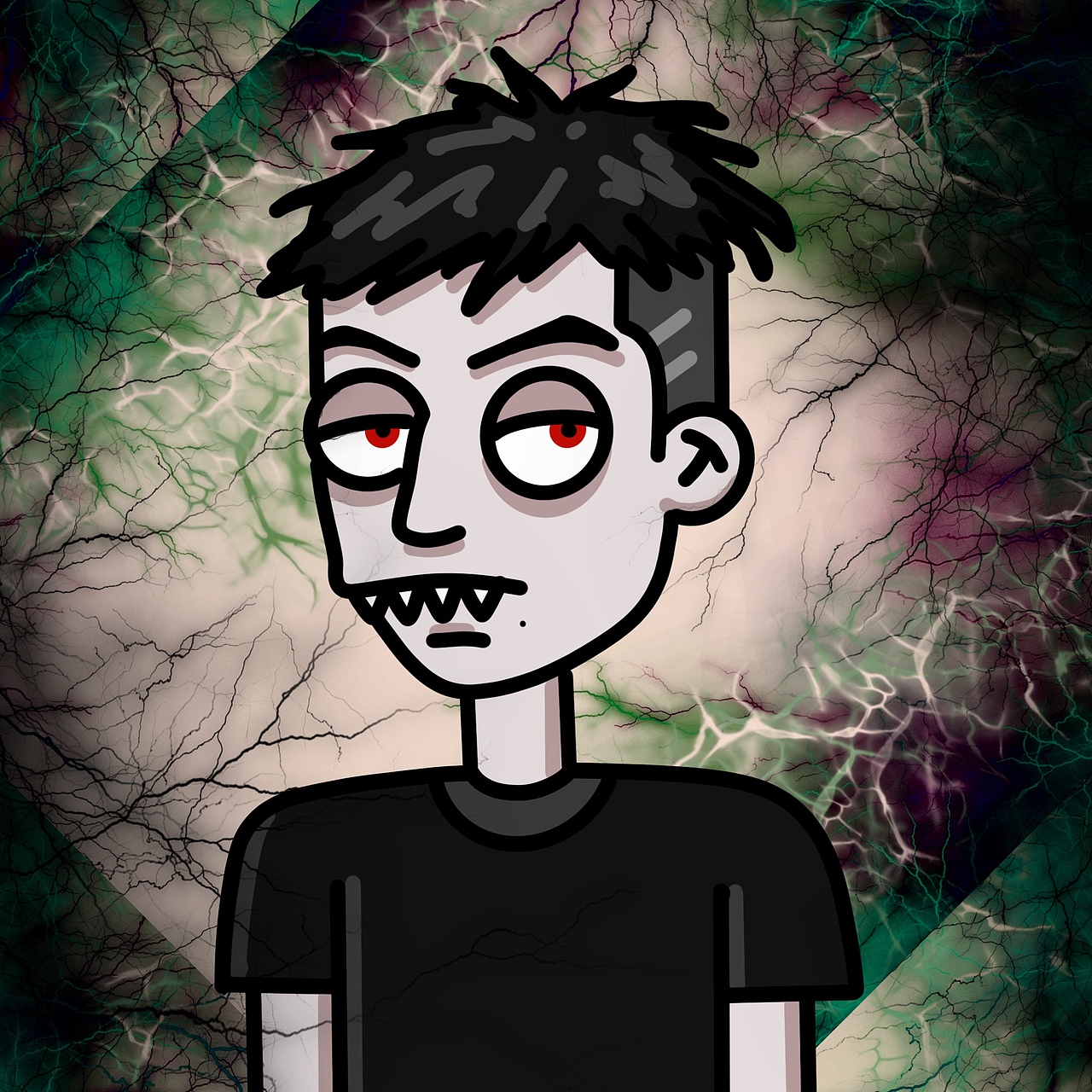 《红眼病百人斩斩斩》（图ZMjcxOTE1MjEy） - 艺术插画 - 站酷设计师毛毛毛毛密密麻麻原创素材 - 站酷ZCOOL