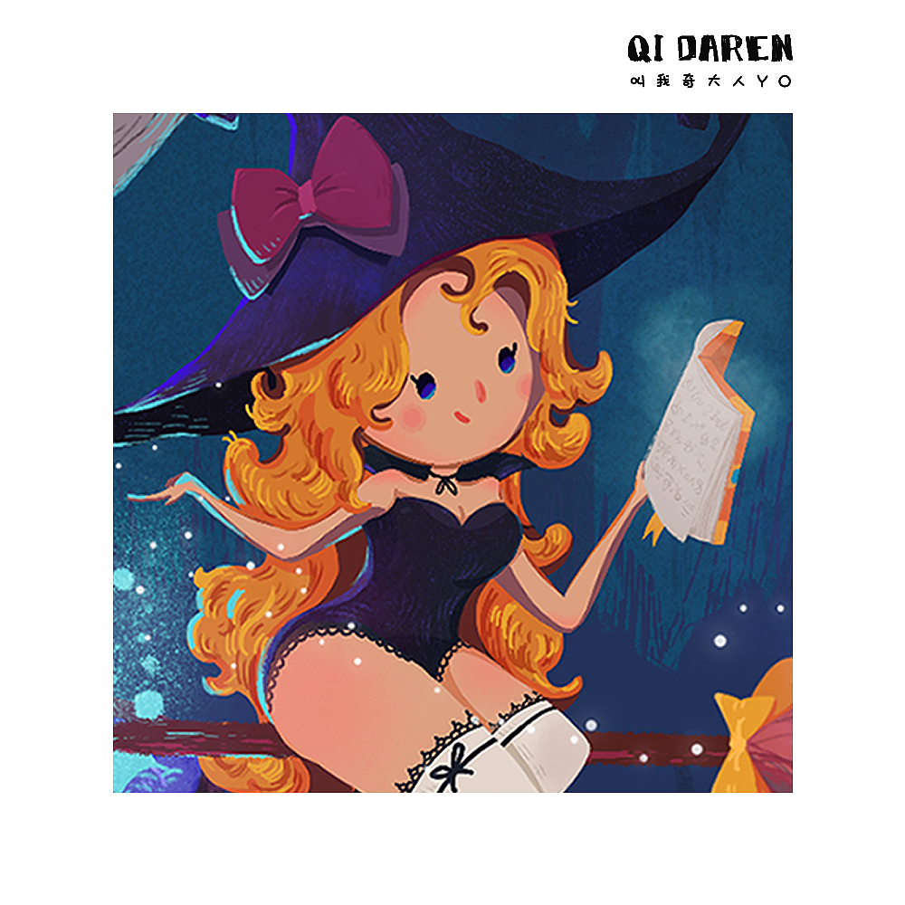 见习魔女（图ZMTEzODAzOTQ0） - 创作习作 - 站酷设计师奇大人QIDAREN原创素材 - 站酷ZCOOL