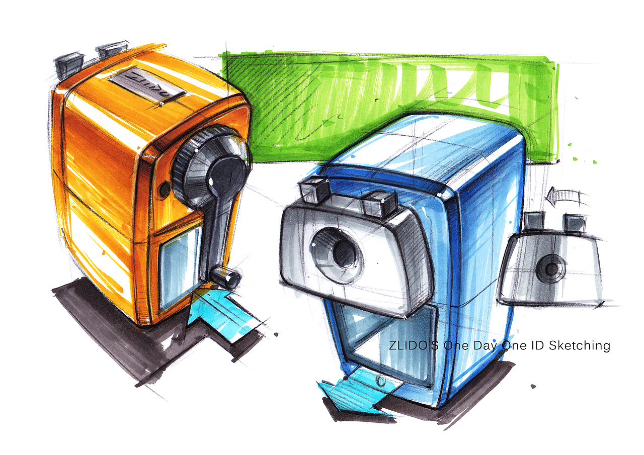 2015产品设计手绘6月 一日一画|工业/产品|生活用品|zlido - 原创作品