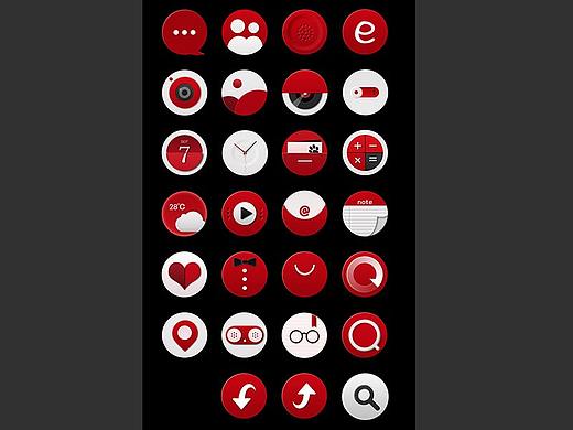 临摹 | 网上看到的很有趣的扁平化图标