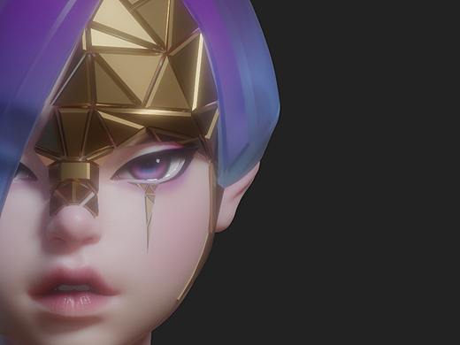 Girl Blender Hard surface