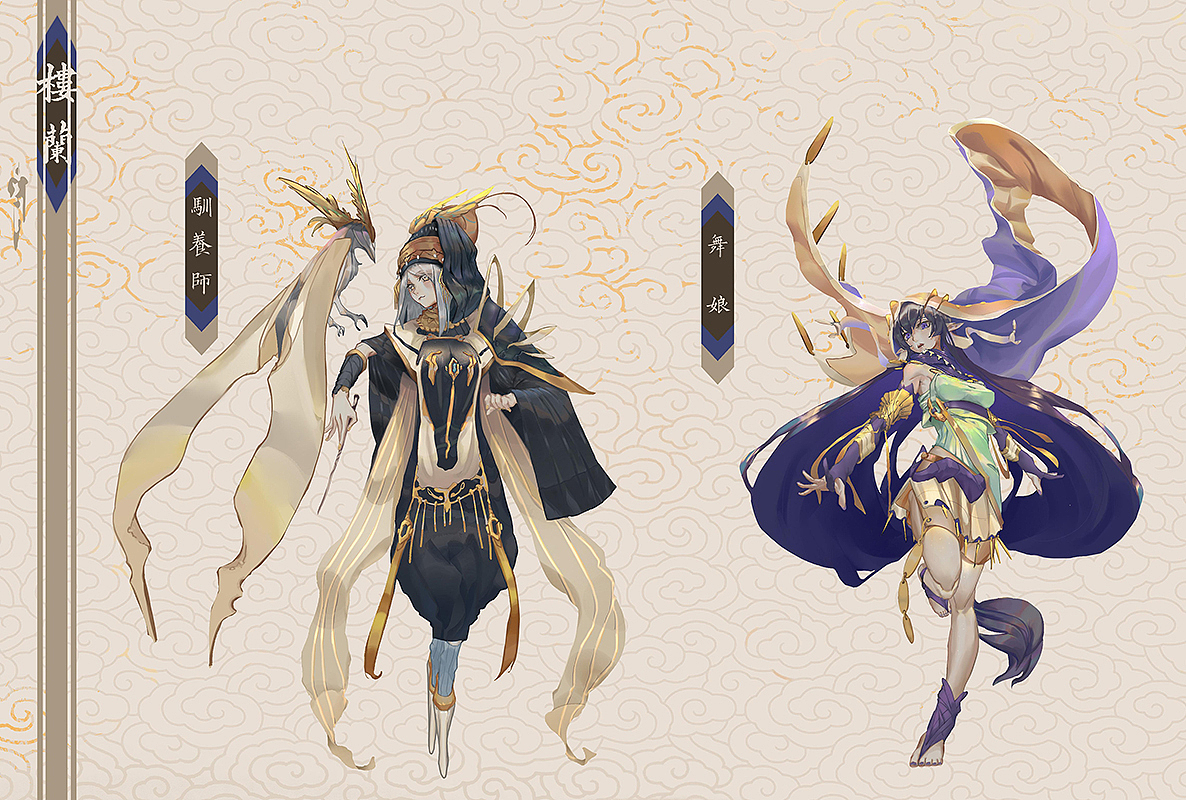 《楼兰》主题系列角色设定 — 2019年作品集（图ZMTkxMjI5MjU2） - 概念设定 - 站酷设计师XRCG学院原创素材 - 站酷ZCOOL