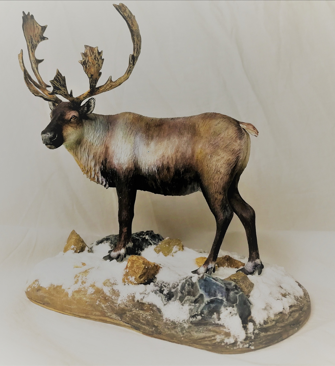 野物志动物gk手办北美驯鹿