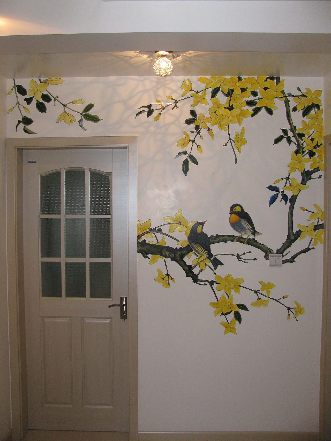 大学生做的各种墙绘丙烯画兼职老作品翻箱底的打包放站酷oo