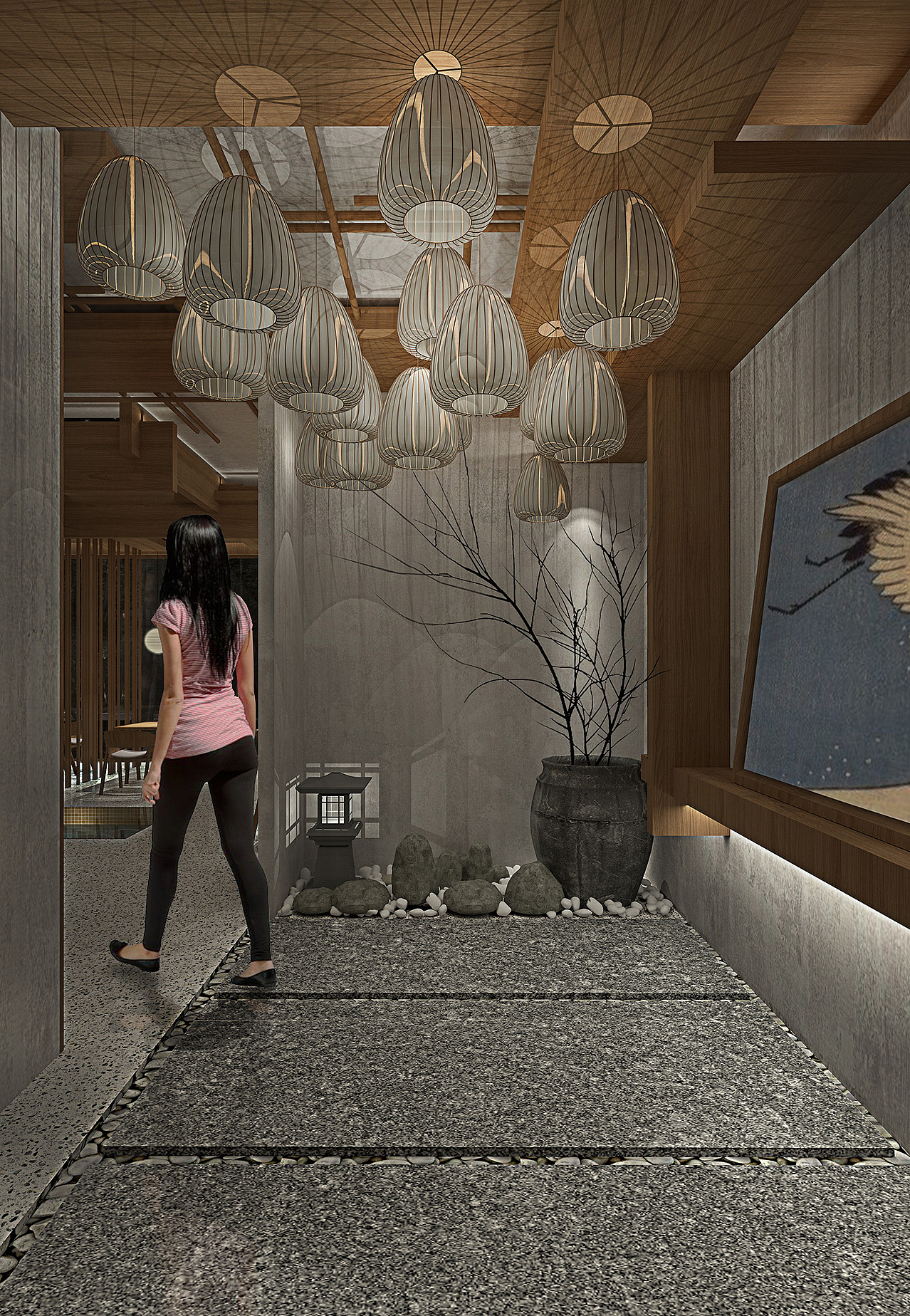 / 聽-自然的声音,日式料理餐厅设计方案