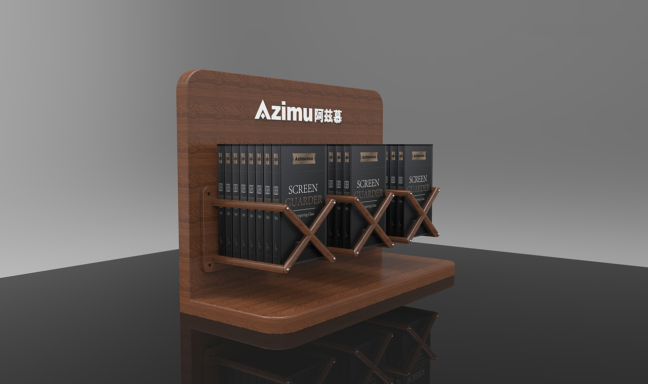 木纹X展架桌面款（图ZNjUzMTY3ODg=） - 展陈设计 - 站酷设计师大宝TerryCao原创素材 - 站酷ZCOOL