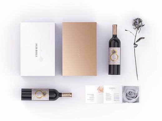 sub rosa酒标品牌设计