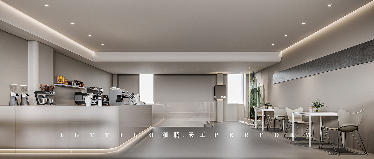 ​轻侘寂|网红|森系|咖啡厅|奶茶店（图ZMzAwNDgyNDg0） - 商业空间设计 - 站酷设计师DesignerZtt186原创素材 - 站酷ZCOOL
