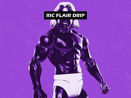 RIC FLAIR DRIP ( KINGCHAIN REMIX ) Cover Design