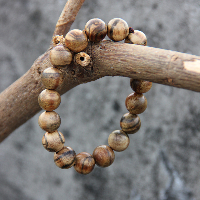 花奇楠木珠情侣手串手链