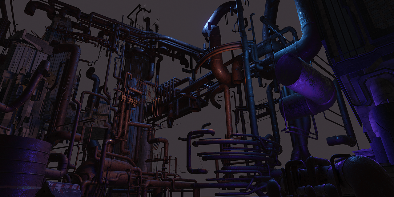 赛博朋克《北角不夜城》（图ZMzI1MjUwMTA0） - 概念设定 - 站酷设计师張三省原创素材 - 站酷ZCOOL