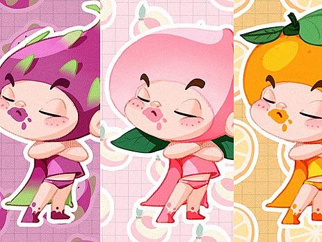 原创IP形象 水果