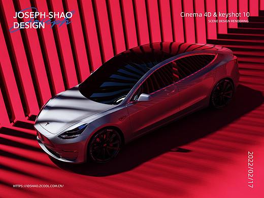 Tesla Model 3 | CGI渲染