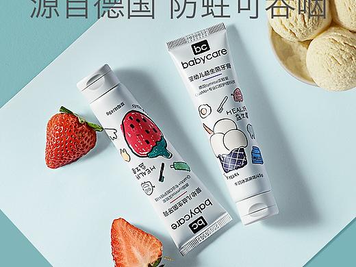 婴幼儿儿童牙膏拍摄✖babycare