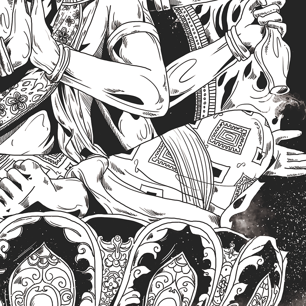 Oriental God “Fudo”(图ZMTI2MTI3NjA=) - 商业插画 - 站酷设计师14是14原创素材 - 站酷ZCOOL