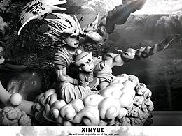 我建模的引擎工作室悟空父子