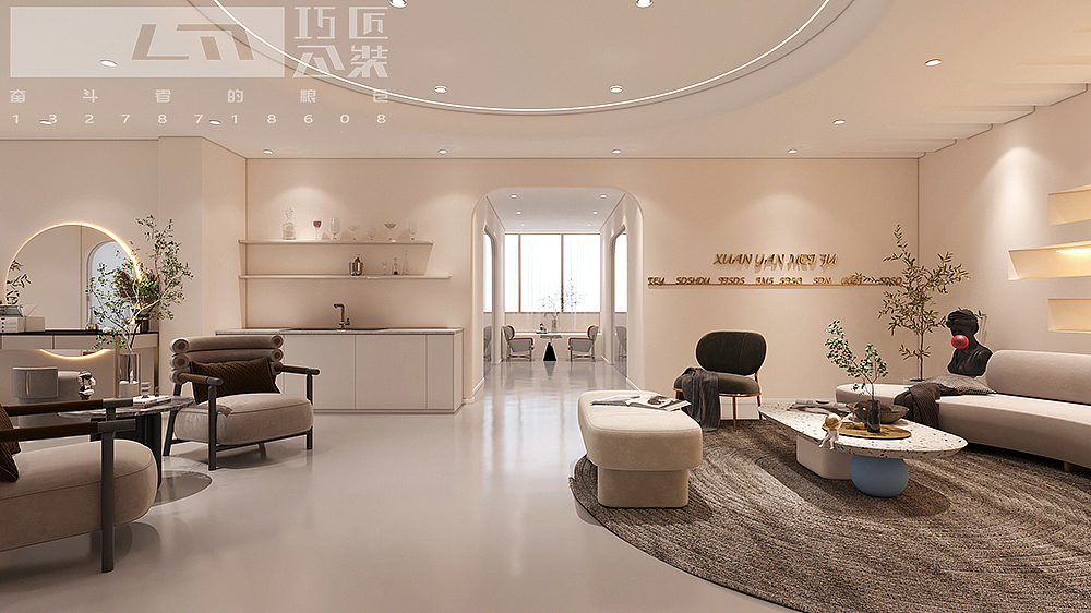 昆明美容院装修设计哪家好（图ZMjcyNjQyNzI4） - 商业空间设计 - 站酷设计师源宿侘寂美学馆原创素材 - 站酷ZCOOL