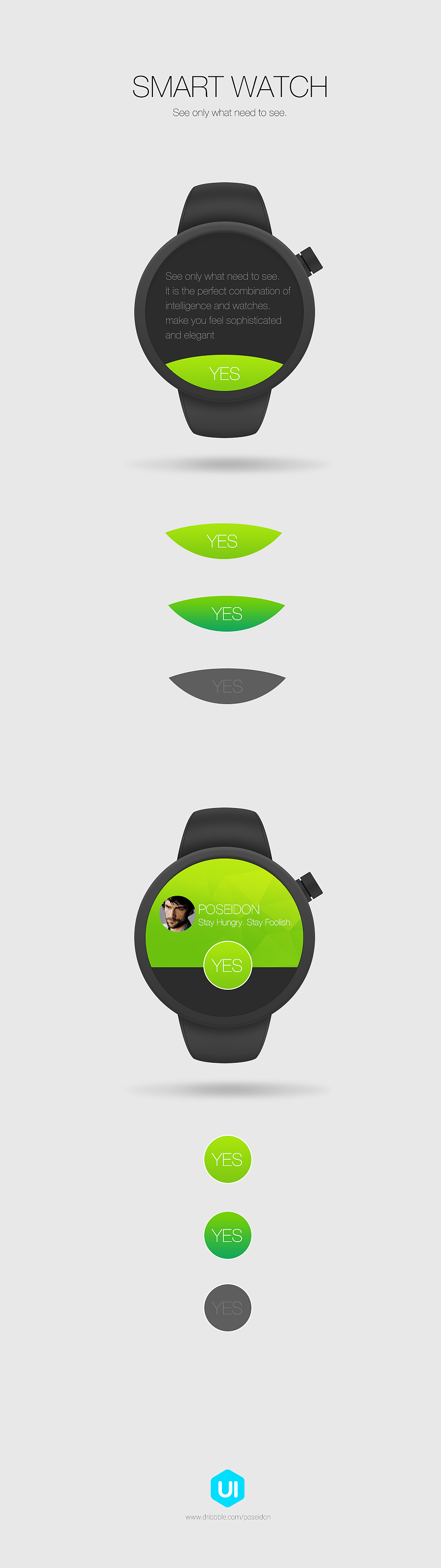 smart watch（图ZMTg2MDMzNjQ=） - APP界面 - 站酷设计师poseidonone原创素材 - 站酷ZCOOL