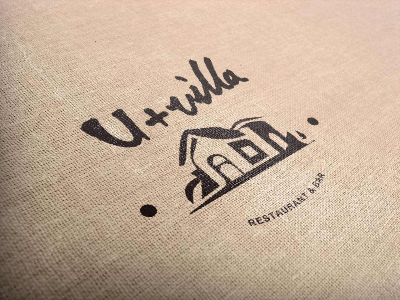 uvilla别墅酒吧logo设计
