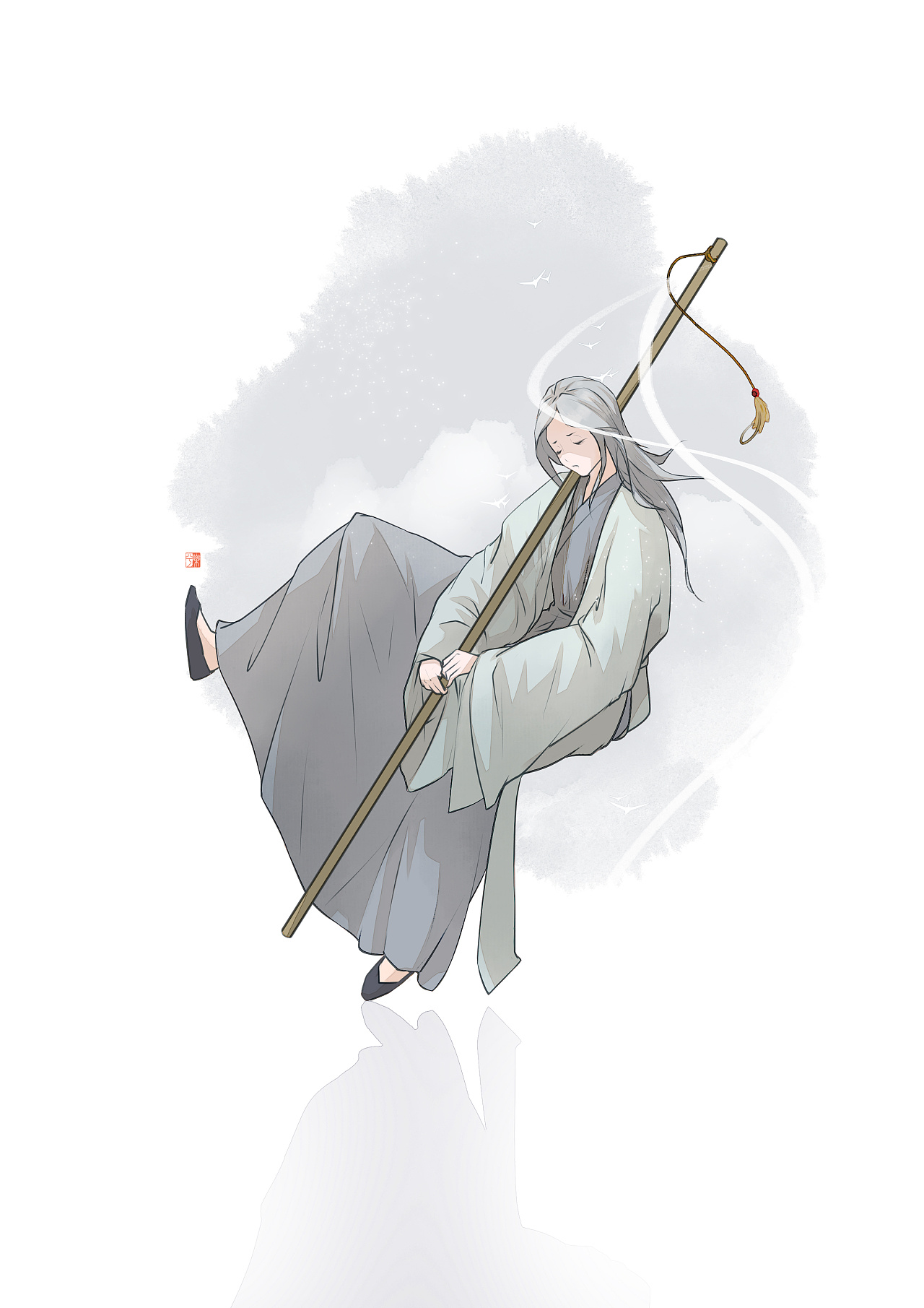 逍遥游|插画|商业插画|乐乐乐兮 - 原创作品 - 站酷 (zcool)