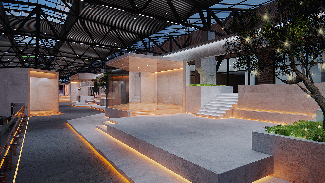 French House x 哈尔滨西城红场，商业-艺术集成式建筑（图ZMjc2MzMwMzgw） - 商业空间设计 - 站酷设计师Frenchhouse原创素材 - 站酷ZCOOL