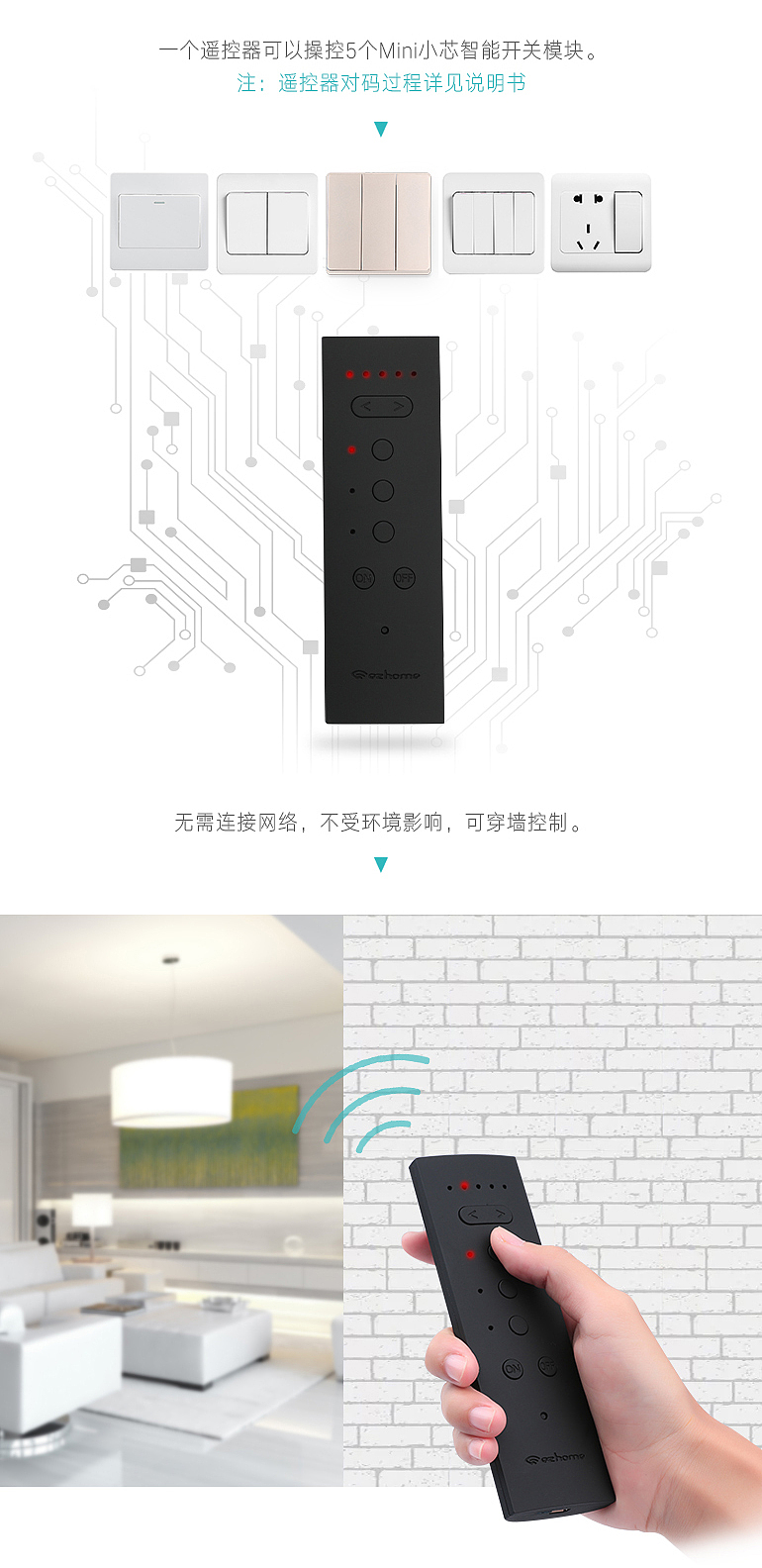 一款开关的详情页