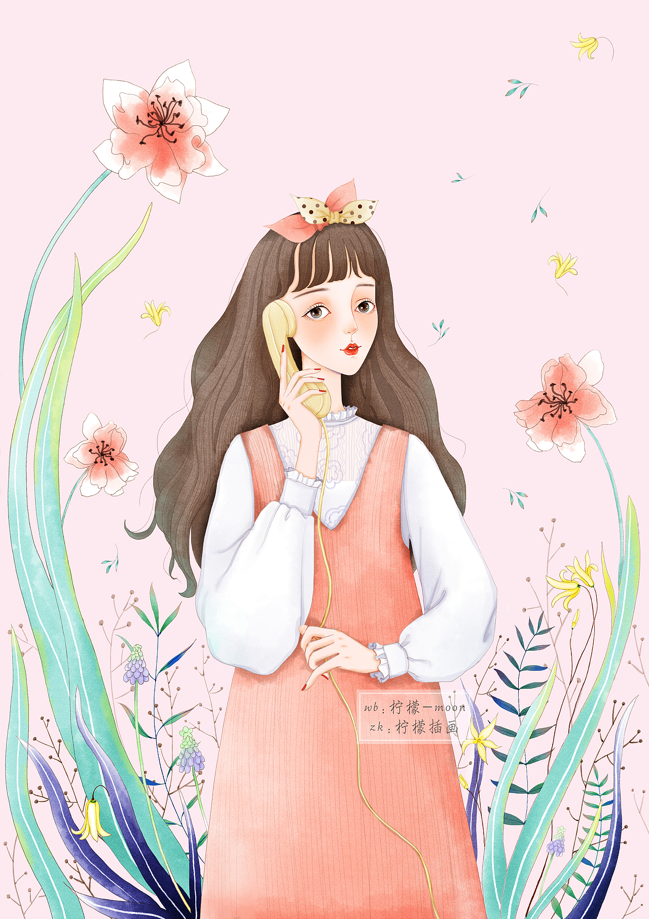 2018年12月-2019年1月学习PS板绘少女插画总结（图ZMTQyODIwNzMy） - 创作习作 - 站酷设计师柠檬插画原创素材 - 站酷ZCOOL