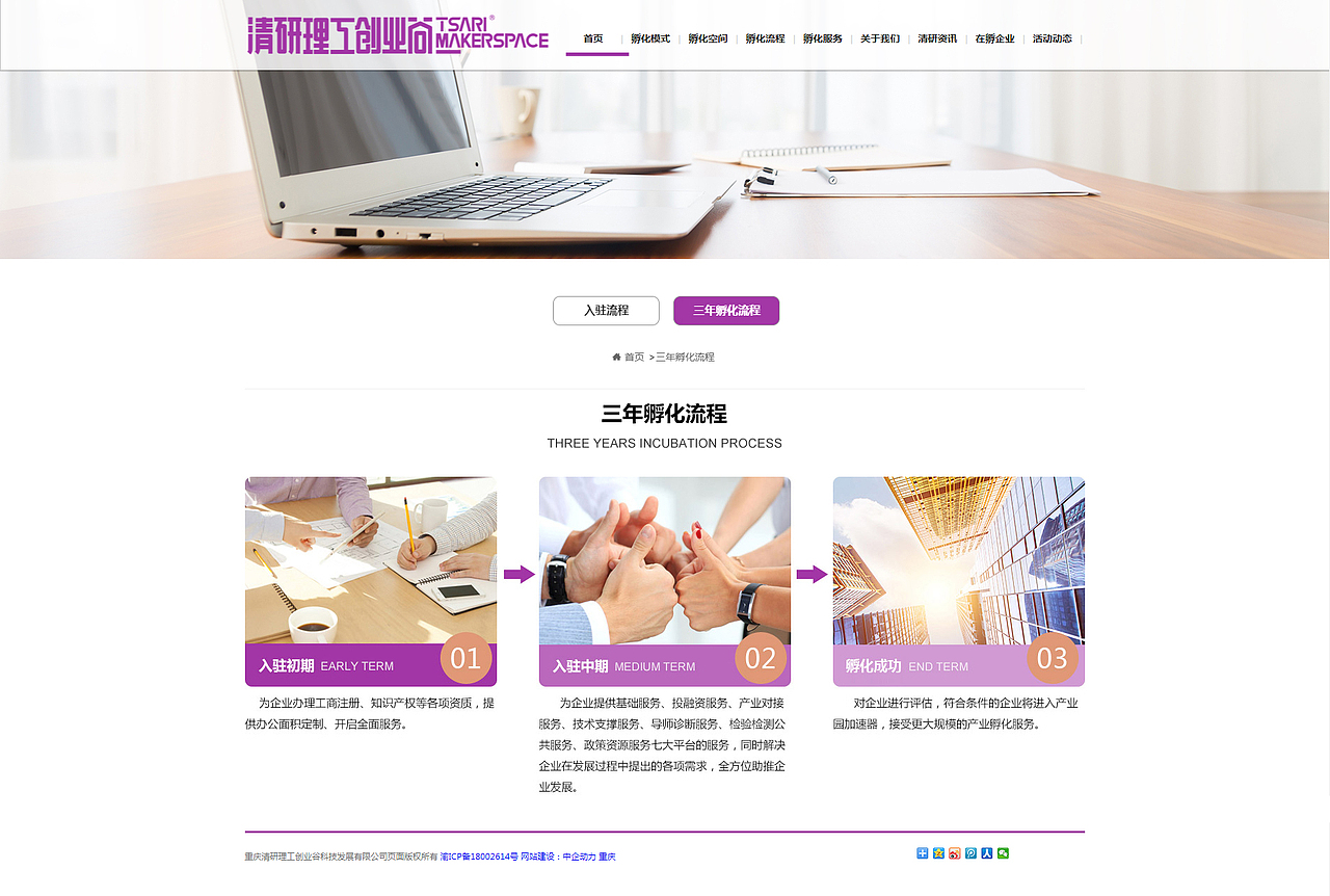 创业孵化园做的官网（图ZMTQ4NzQzMzIw） - 企业官网 - 站酷设计师wp201002原创素材 - 站酷ZCOOL