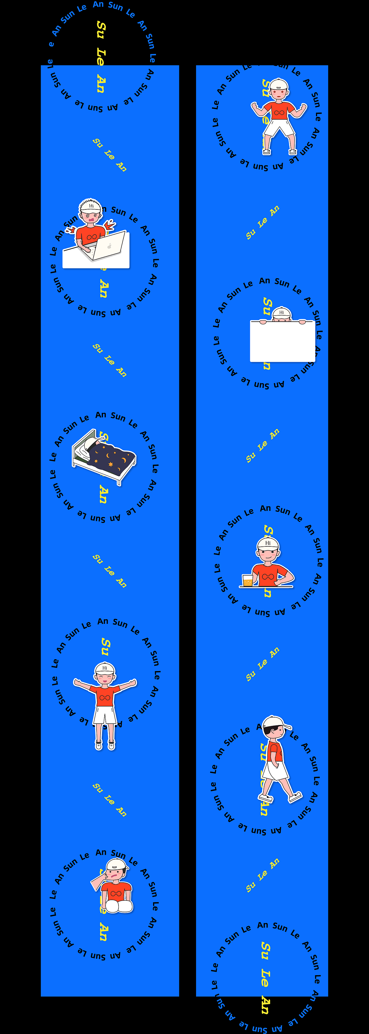 【瀟灑樂安君】形象表情設(shè)計(jì)（圖ZMTg1MDYwMjg0） - 圖案 - 站酷設(shè)計(jì)師蘇樂安原創(chuàng)素材 - 站酷ZCOOL