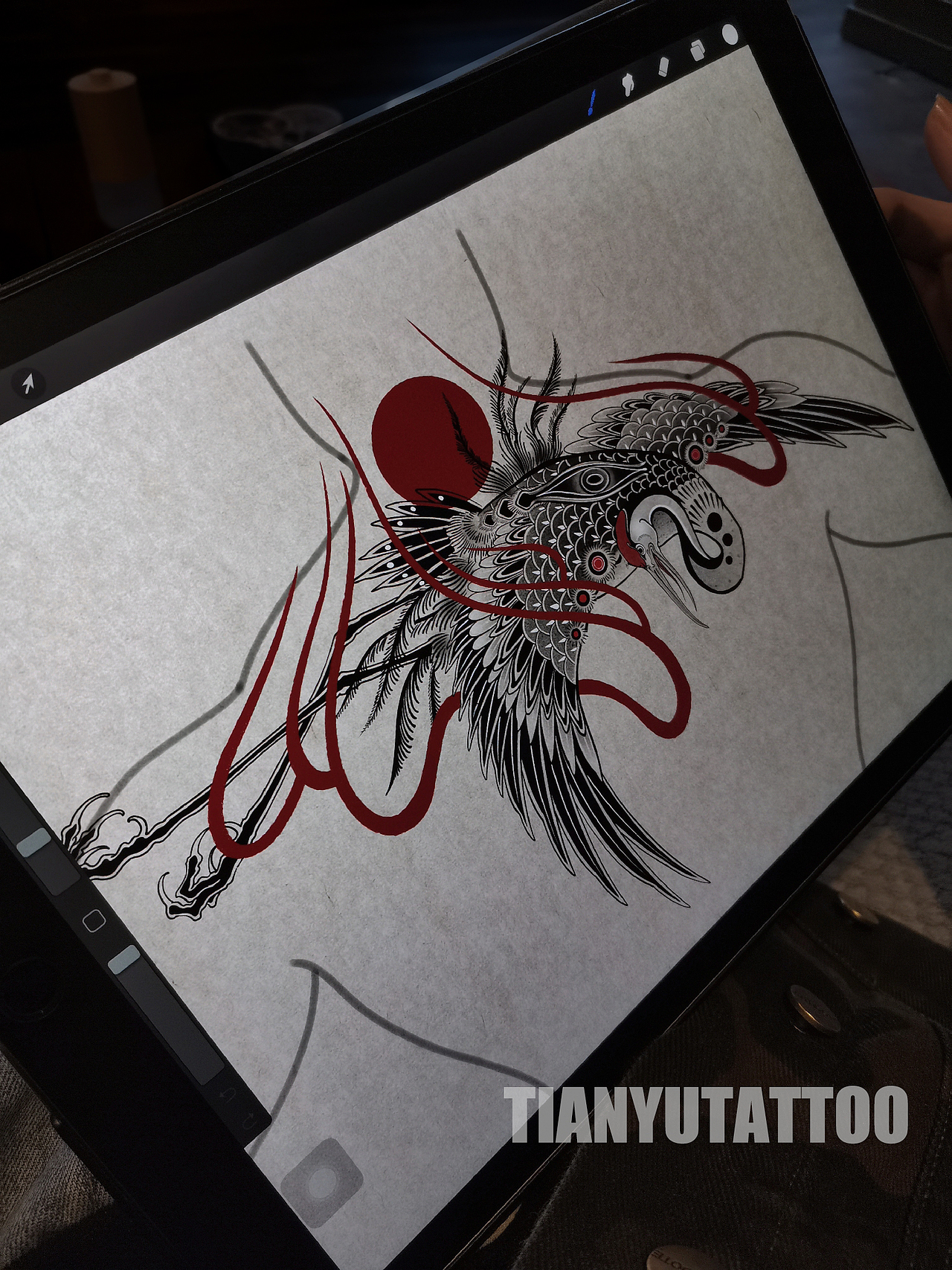 【手稿可约】仙鹤