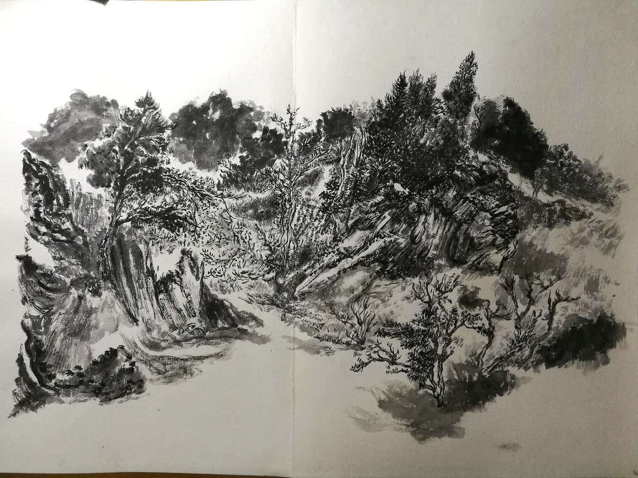 国画作品（图ZMTQyNjcyOTAw） - 绘画 - 站酷设计师Lishiyang原创素材 - 站酷ZCOOL