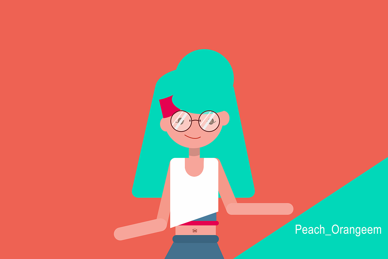 一分钟自我介绍动画（图ZNDU4MjA1MTY=） - Motion Graphic - 站酷设计师Peach_Orangee原创素材 - 站酷ZCOOL