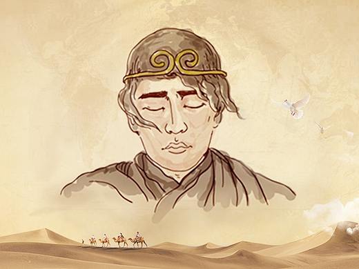 一带一路插画长图创作
