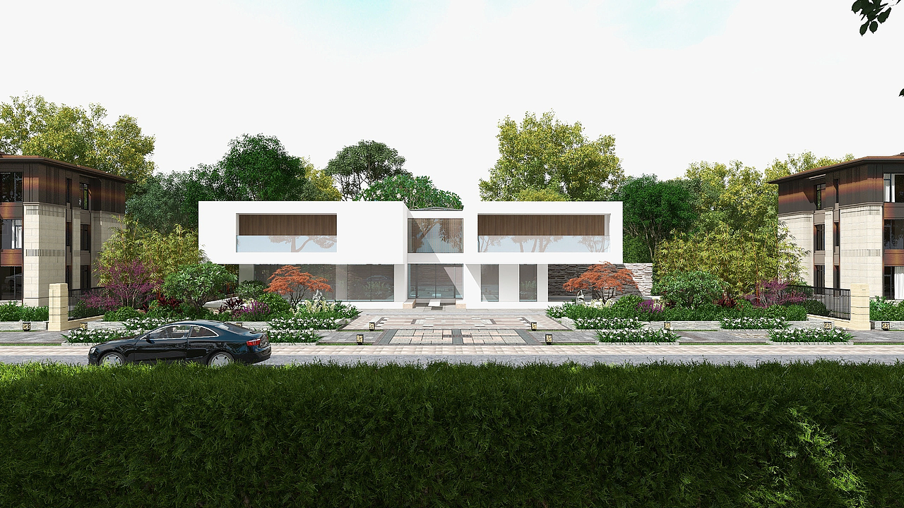 建筑模型渲染作品分享之三