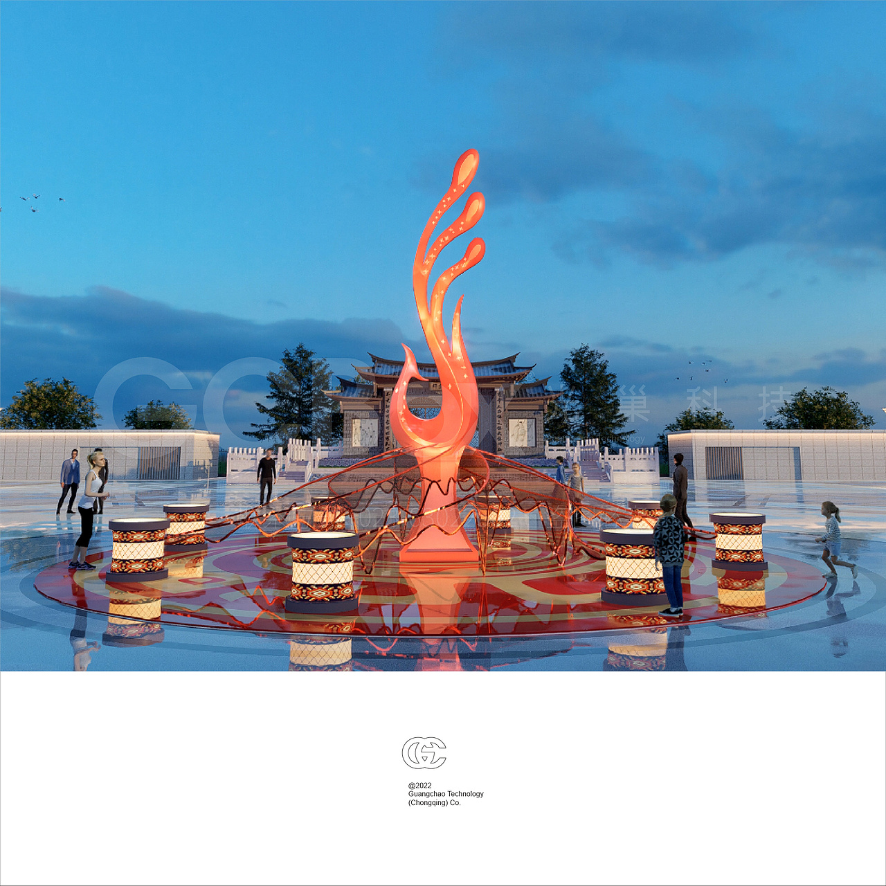 火舞凤凰（图ZMzQ2ODQ2Mzc2） - 商业空间设计 - 站酷设计师光巢科技原创素材 - 站酷ZCOOL