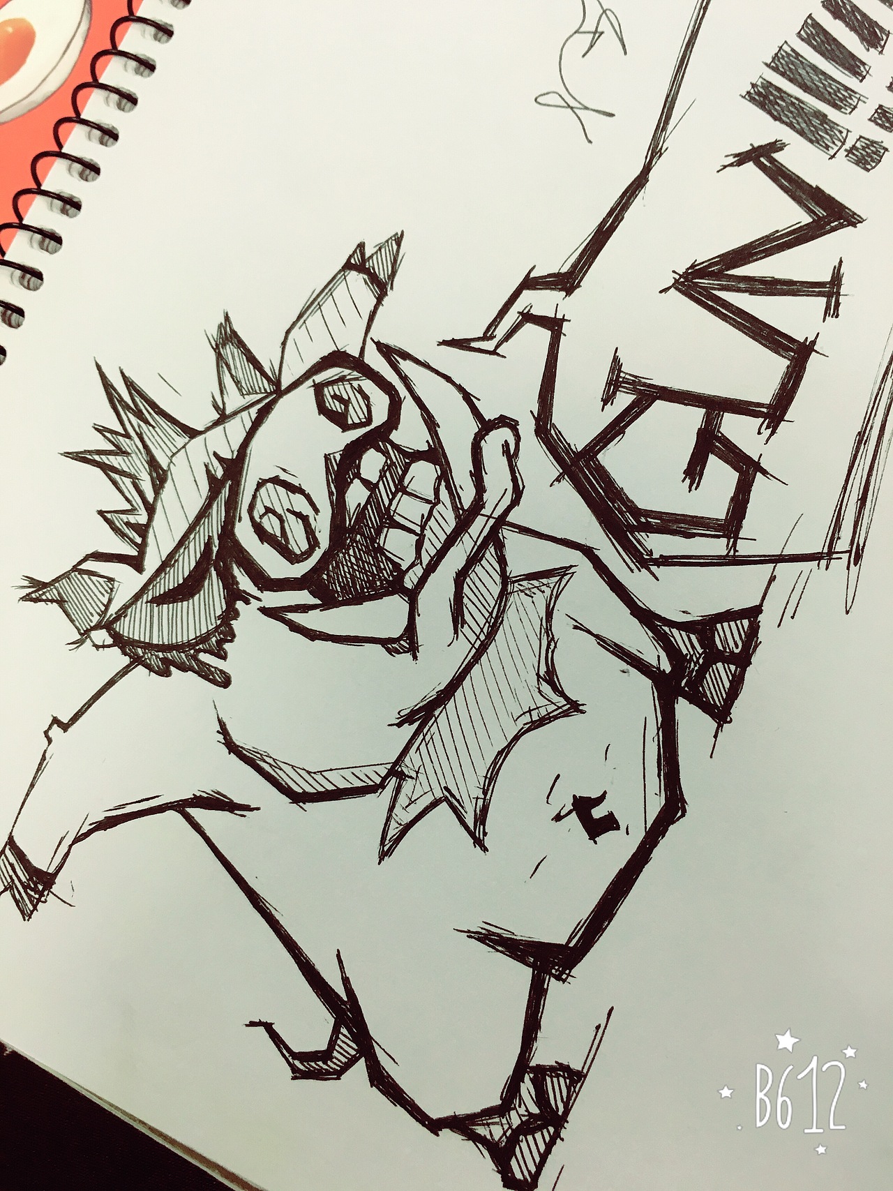 原创临摹都有，乱涂乱画练习中