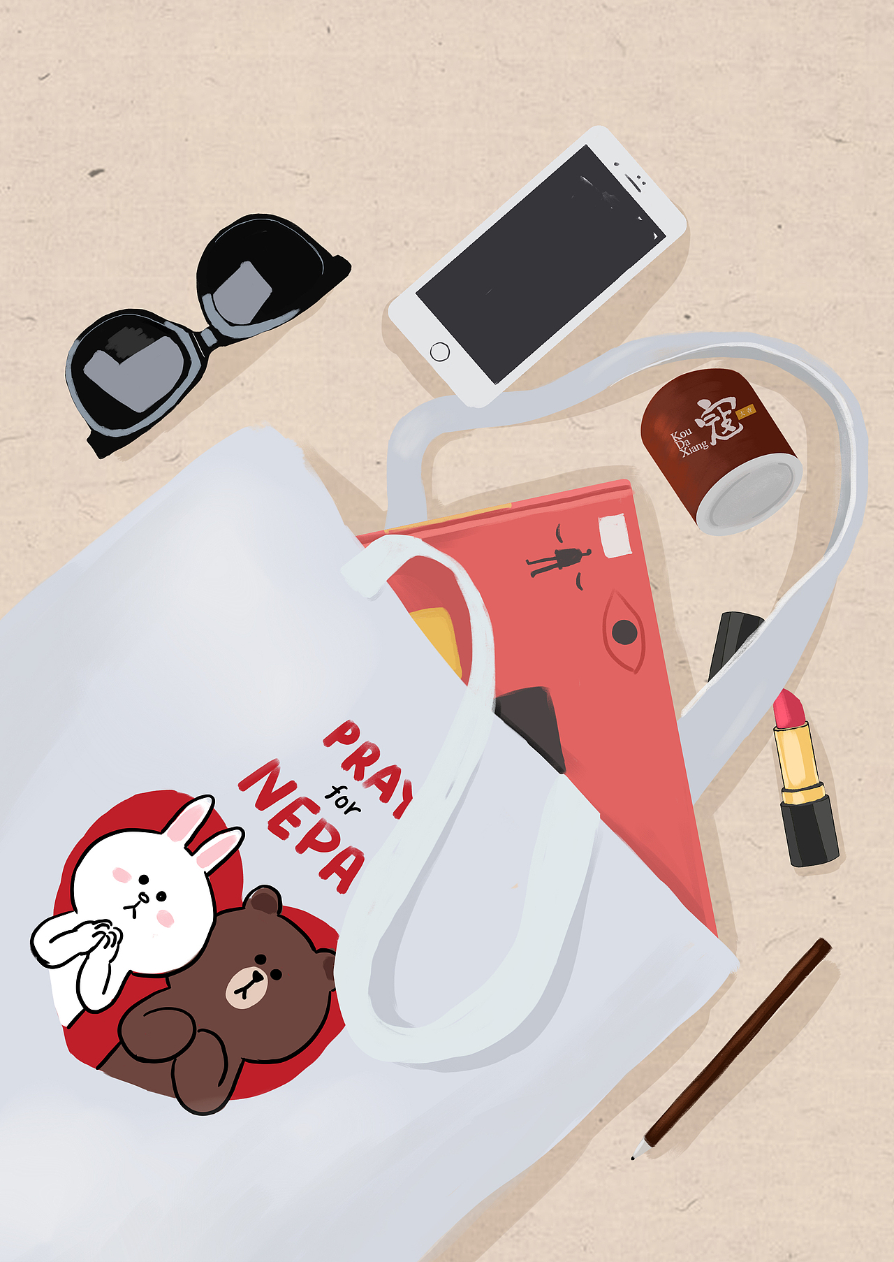 四川 川菜插画 12月台历插画（图ZMTQ4Mzk5NjYw） - 商业插画 - 站酷设计师Mis陈大欣原创素材 - 站酷ZCOOL