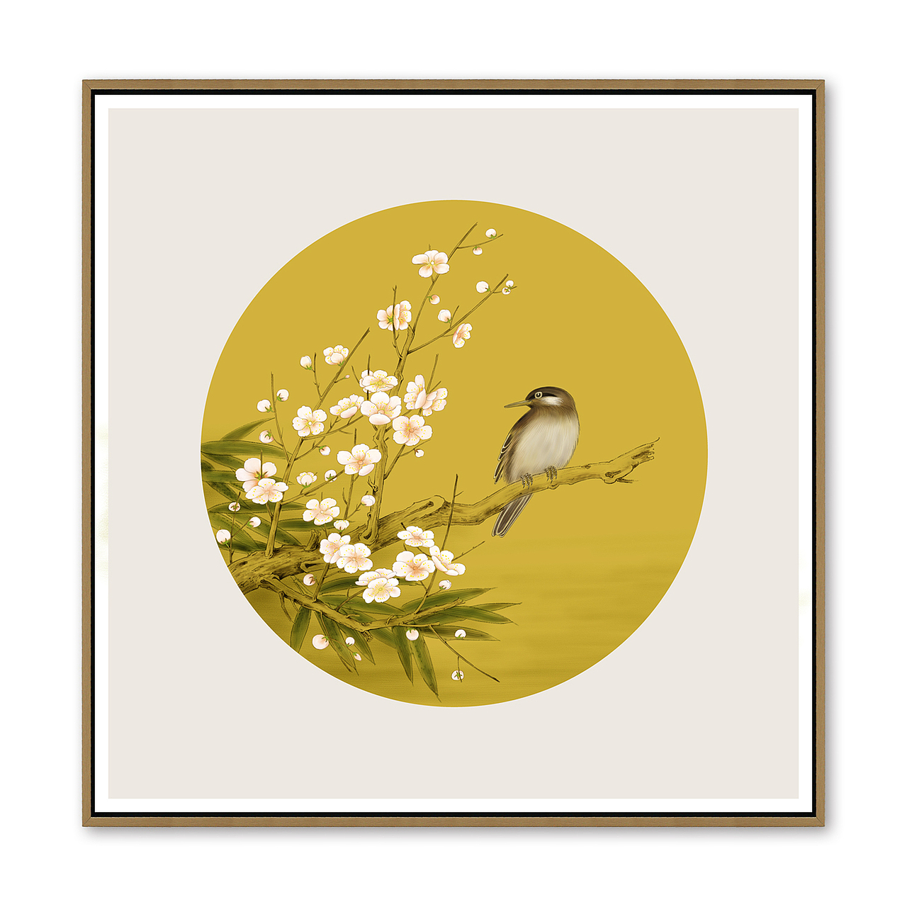 梅花栖鸟图1（图ZMjM2MTU5MzI=） - 绘画 - 站酷设计师凌粤轩原创素材 - 站酷ZCOOL