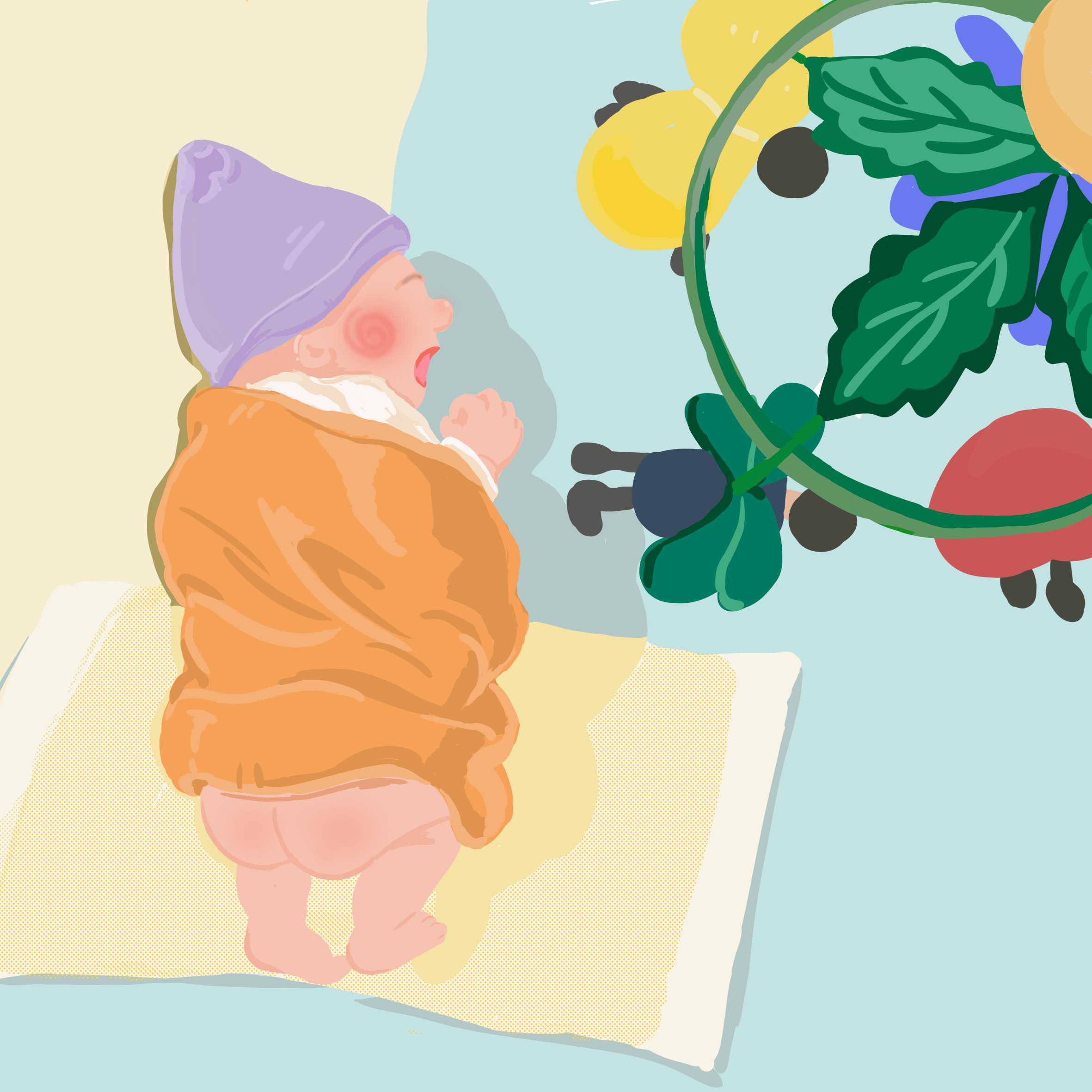 小宝宝|插画|插画习作|z63515250 - 原创作品 - 站酷 (zcool)