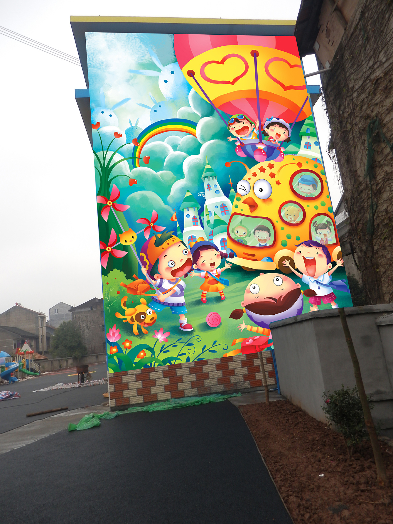 幼儿园外墙设计