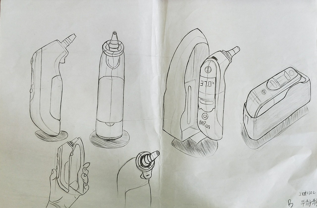 设计素描作业作品集(部分)