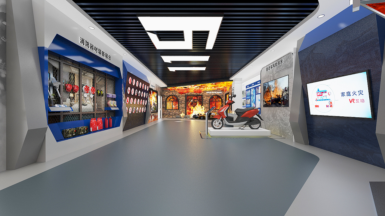 消防安全体验馆，关注消防安全（图ZMjczMjcyMjA4） - 展陈设计 - 站酷设计师怪圈文化原创素材 - 站酷ZCOOL