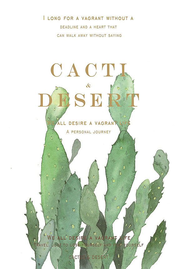 小清新水彩仙人掌 明信片多图（图ZMTI4NjgwODQw） - 商业插画 - 站酷设计师弯总还是不会画猫原创素材 - 站酷ZCOOL