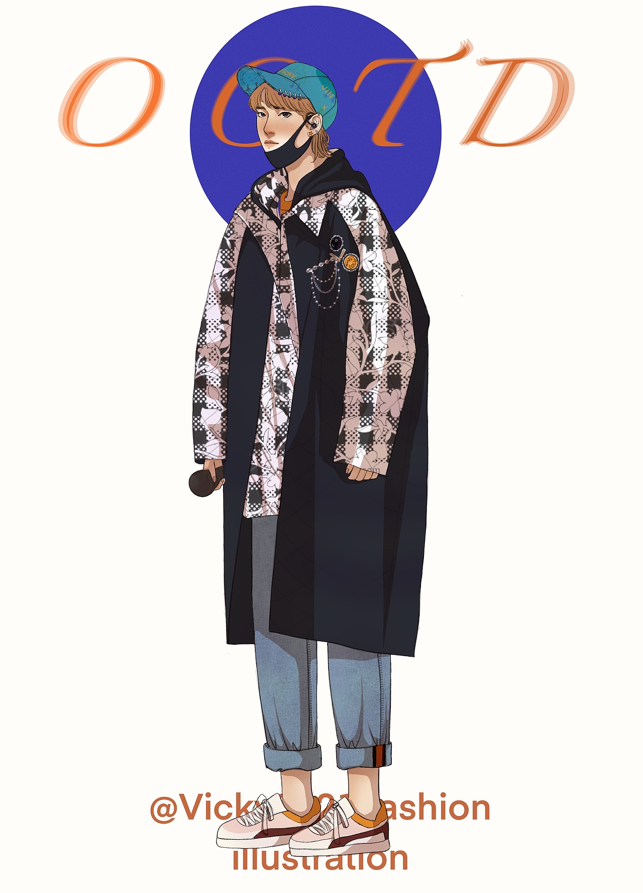 我和3年前站酷发现的宝藏男孩学画画了-孙无力潮流插画